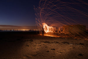 sparks, Timelapse, Sparkler, Night, People, Fire, Beaches, Mood