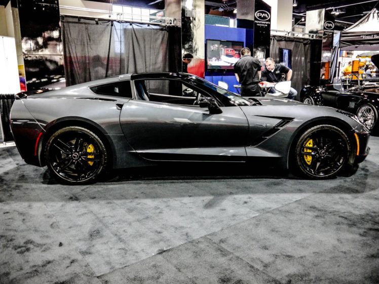 chevy, Chevrolet, Corvette, C7, Muscle, Stingray, Supercars, Convertible, Cars, Usa, Gray, Gri HD Wallpaper Desktop Background