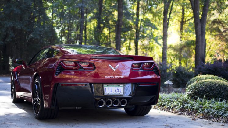 chevy, Chevrolet, Corvette, C7, Muscle, Stingray, Supercars, Convertible, Cars, Usa, Red, Rouge HD Wallpaper Desktop Background