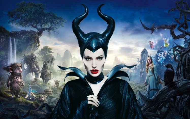 angelina, Jolie, In, Maleficent, Wide, Movie HD Wallpaper Desktop Background