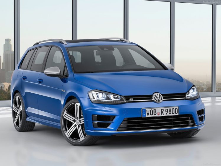 volkswagen, Golf r, Variant, Wagon, Cars, 2015 HD Wallpaper Desktop Background