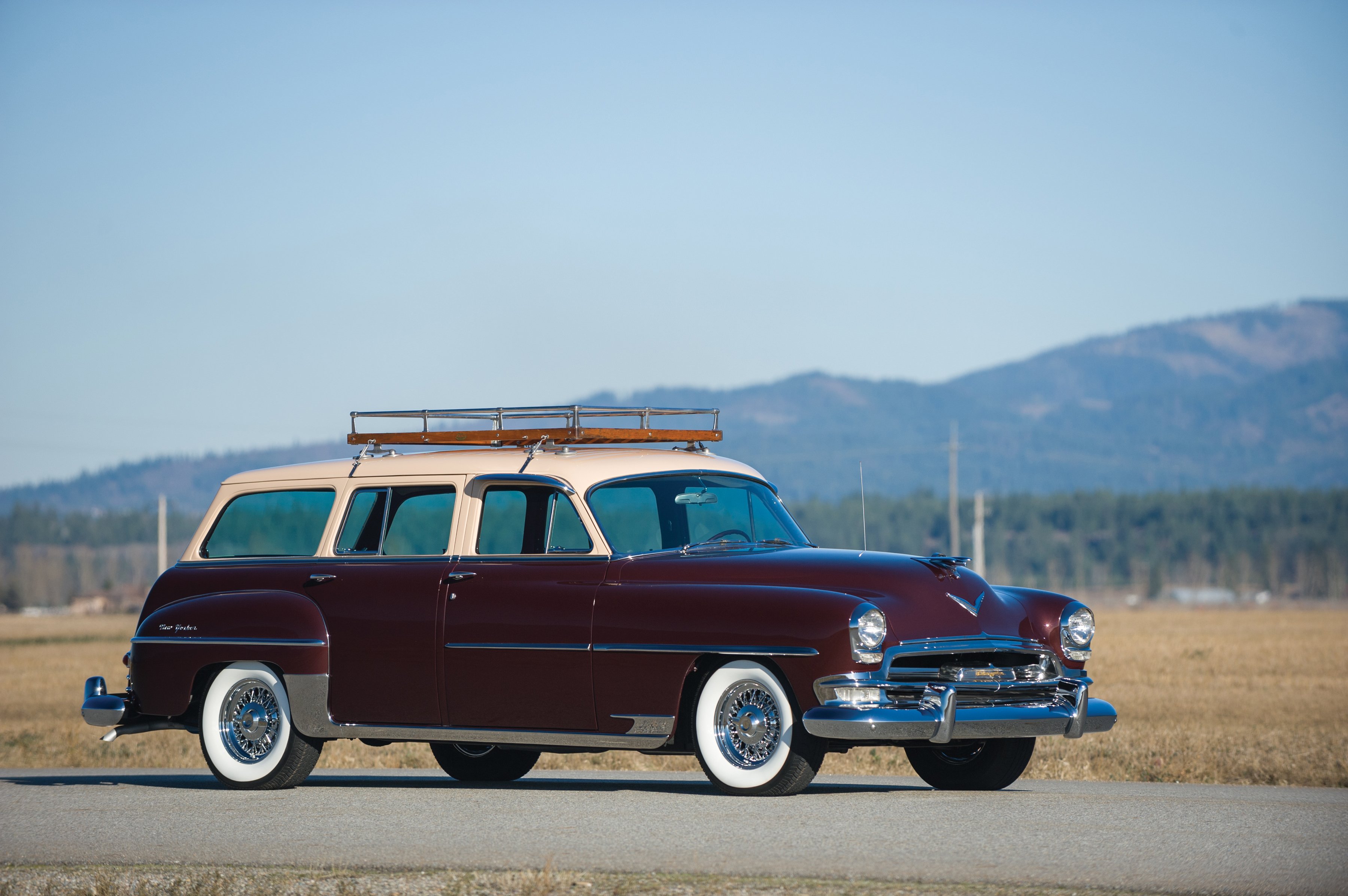 1954, Chrysler, New, Yorker, Town, Country,  c63 1 , Stationwagon, Retro, Luxury Wallpaper