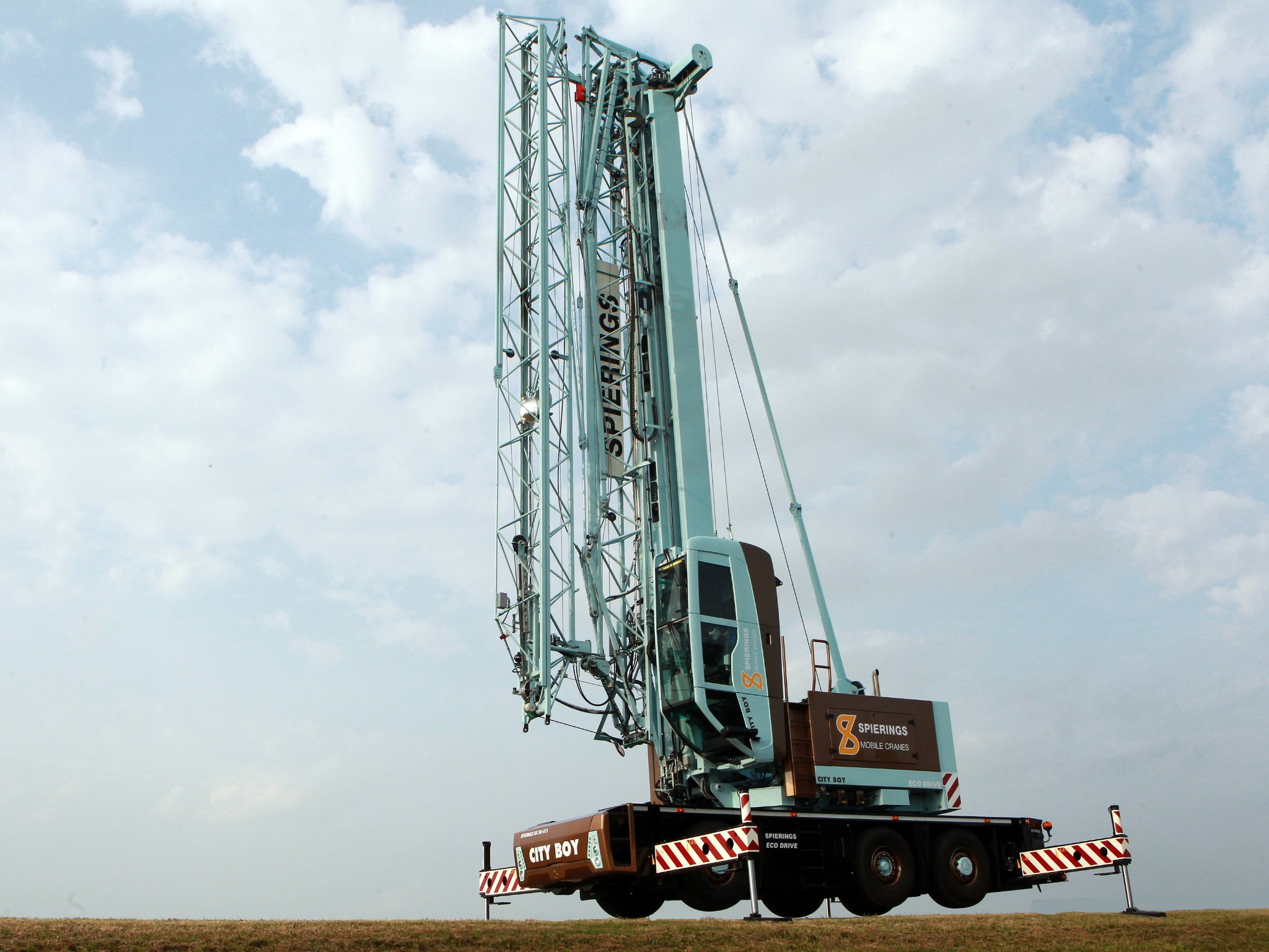 2010, Spierings, Sk387 at3, City, Boy, Crane, Construction, 6x6 Wallpaper