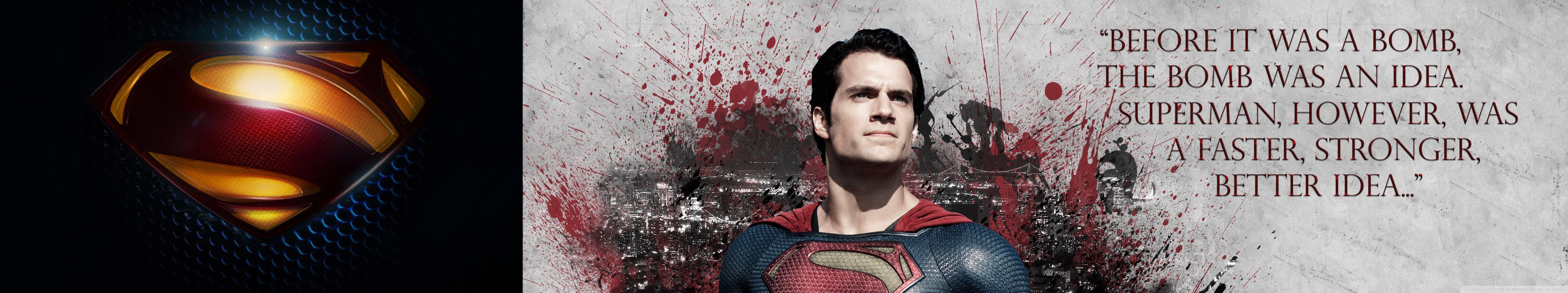 triple, Screen,  , Multi, Monitor,  , Multiple,  , Heroes,  , Superman,  , Marvel Wallpaper