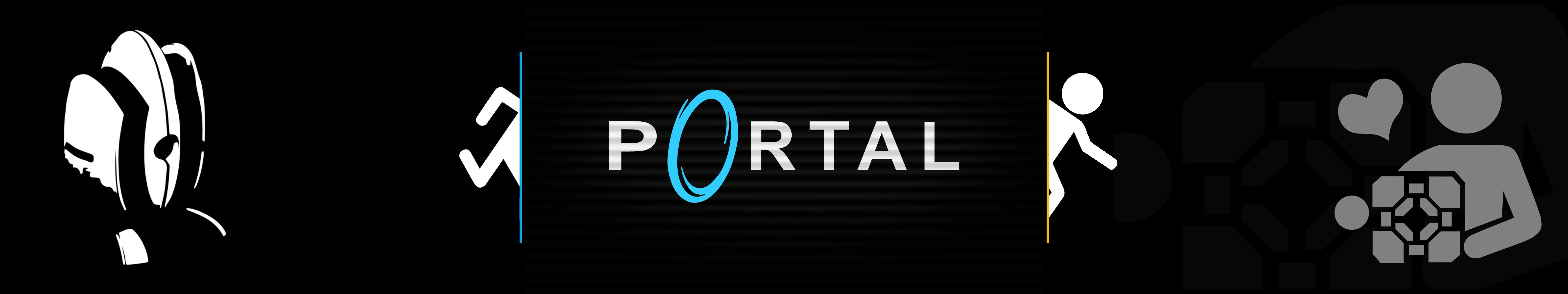 triple, Screen, Multi, Monitor, Multiple, Videogame, Jeux, Jeu, Video, Steam, Portal Wallpaper