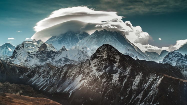 earth,  , Mountain, Clouds, Amazing, Snow HD Wallpaper Desktop Background