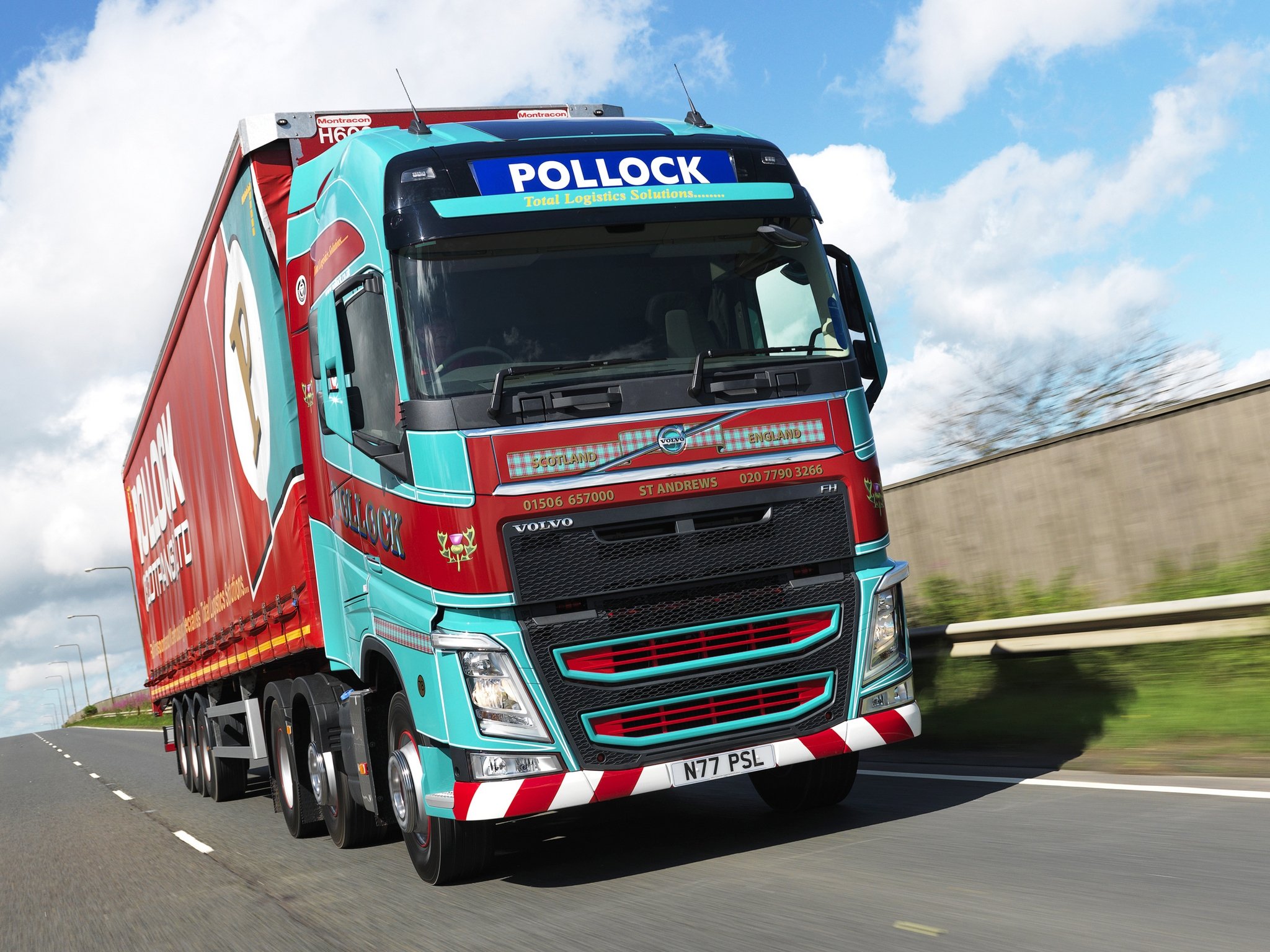 2012, Volvo, F h, 500, 6x2, Uk spec, Semi, Tractor Wallpaper