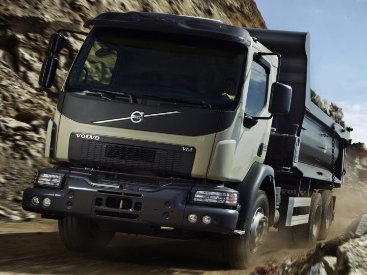 2014, Volvo, V m, 330, 6×4, Tipper, Dumptruck, Construction, Semi, Tractor HD Wallpaper Desktop Background