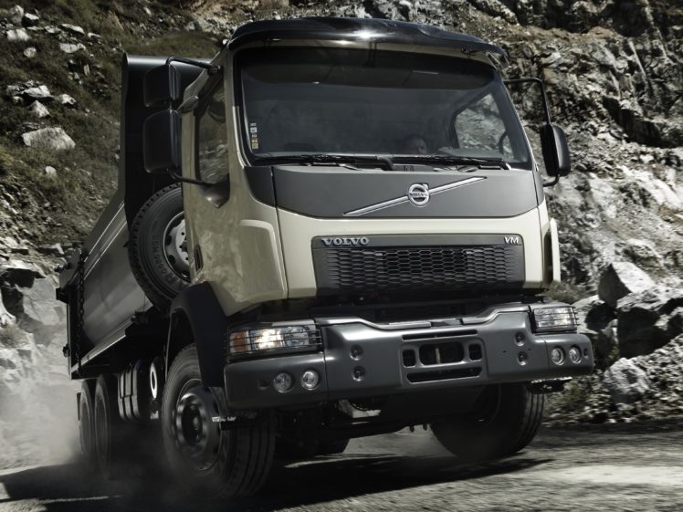 2014, Volvo, V m, 330, 6×4, Tipper, Dumptruck, Construction, Semi, Tractor HD Wallpaper Desktop Background