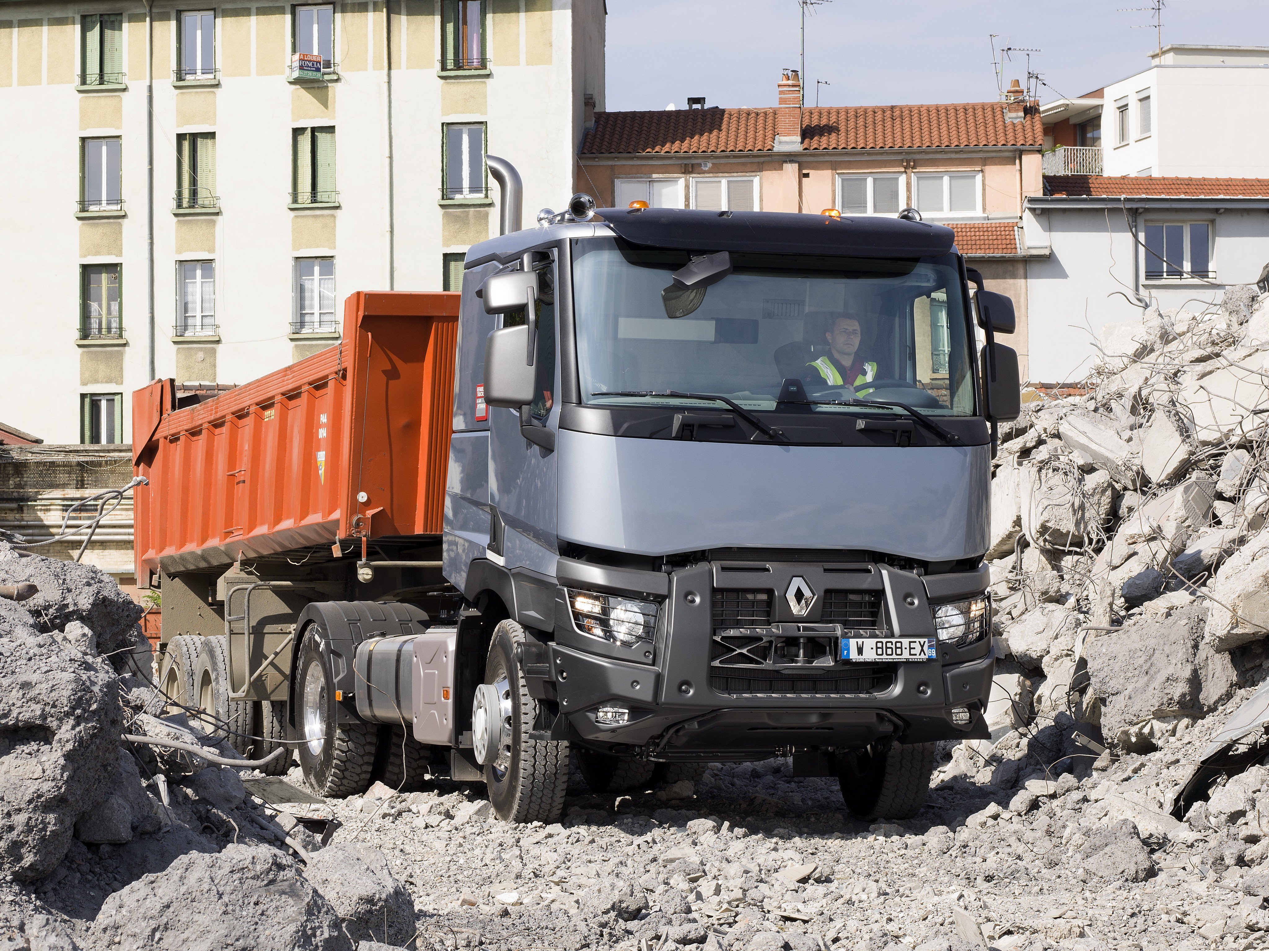 2013, Renault, C430, 4x2, Tractor, Semi, Construction Wallpaper