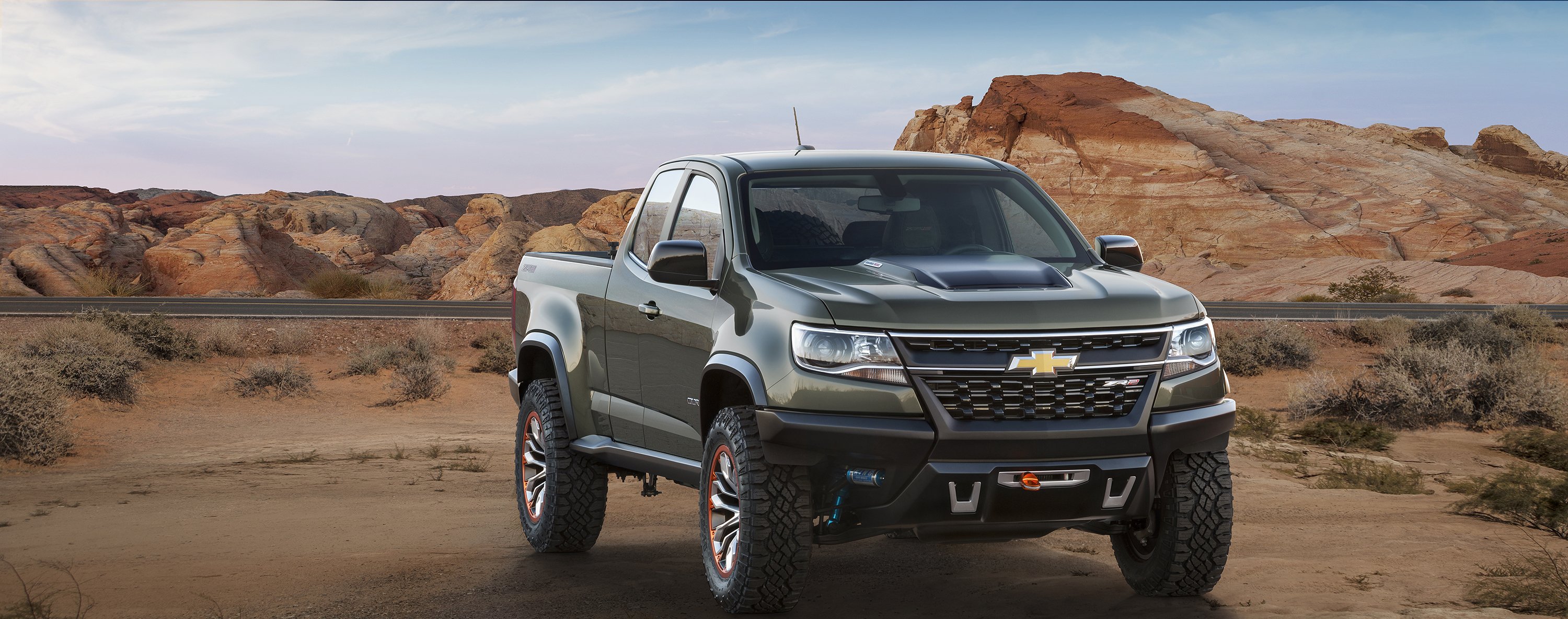 2014, Chevrolet, Colorado, Zr2, Concept, Pickup, 4x4 Wallpaper