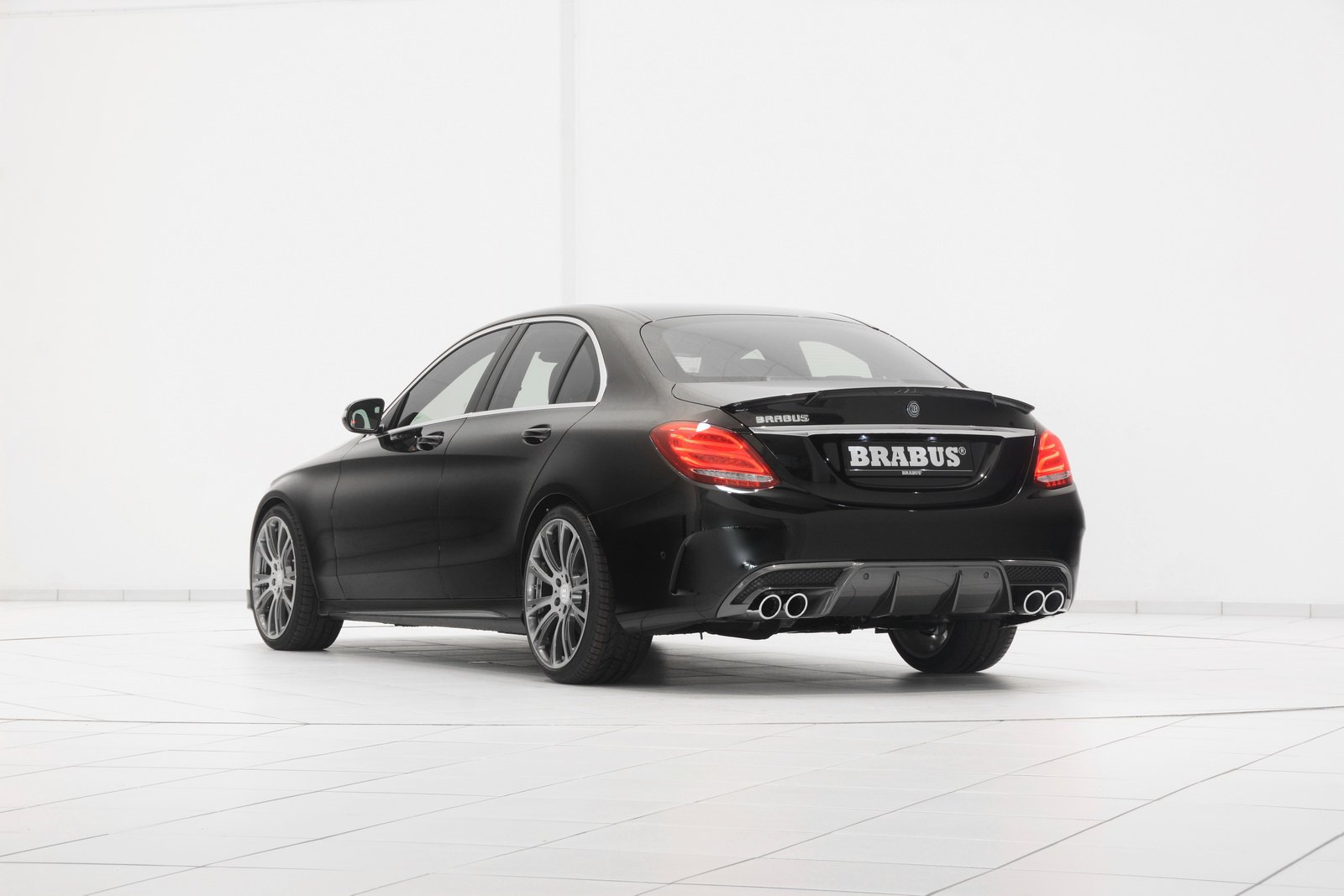 brabus, Mercedes, C class, 2014, Tuning, Black Wallpaper