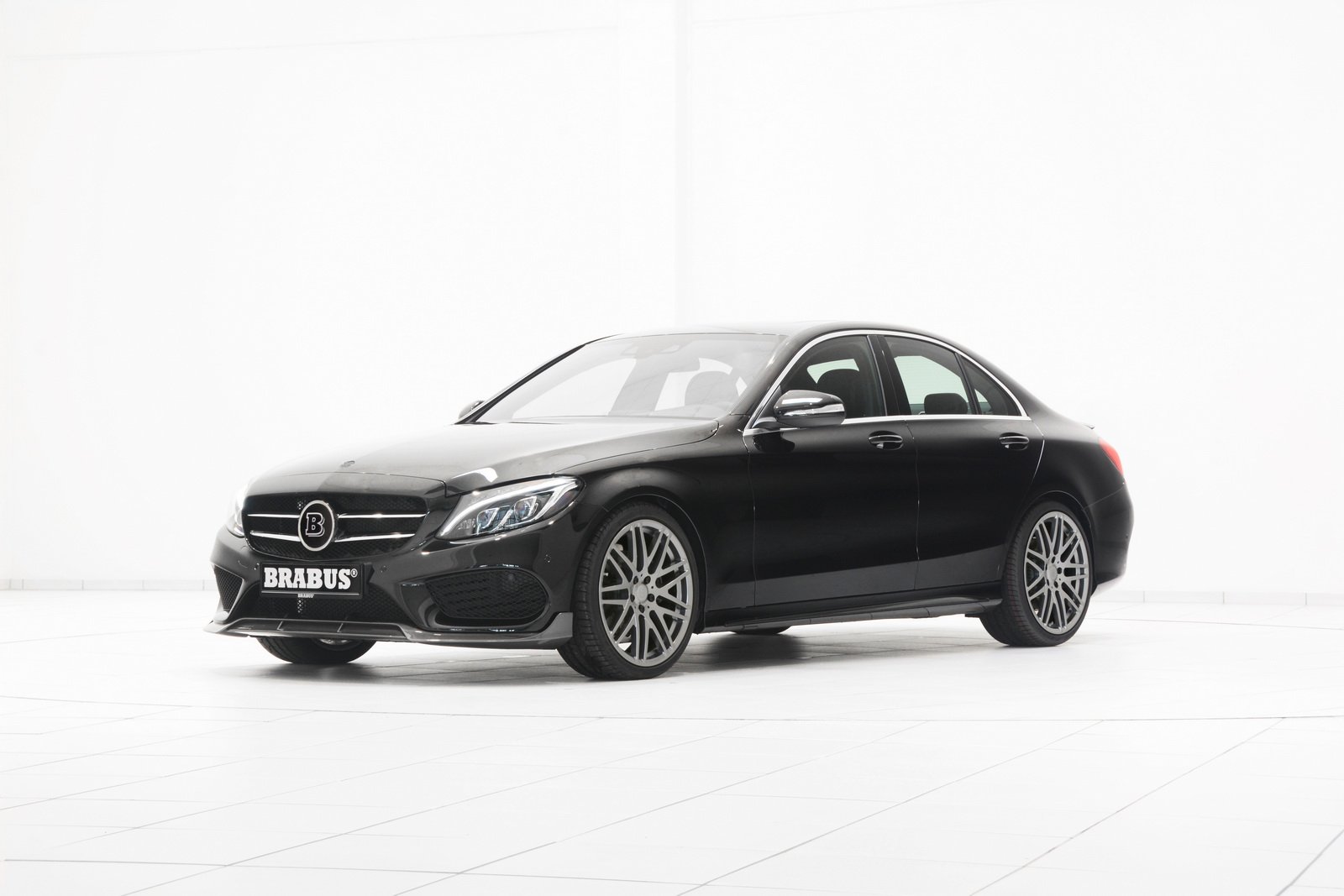 brabus, Mercedes, C class, 2014, Tuning, Black Wallpaper