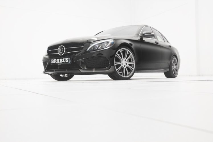 brabus, Mercedes, C class, 2014, Tuning, Black HD Wallpaper Desktop Background