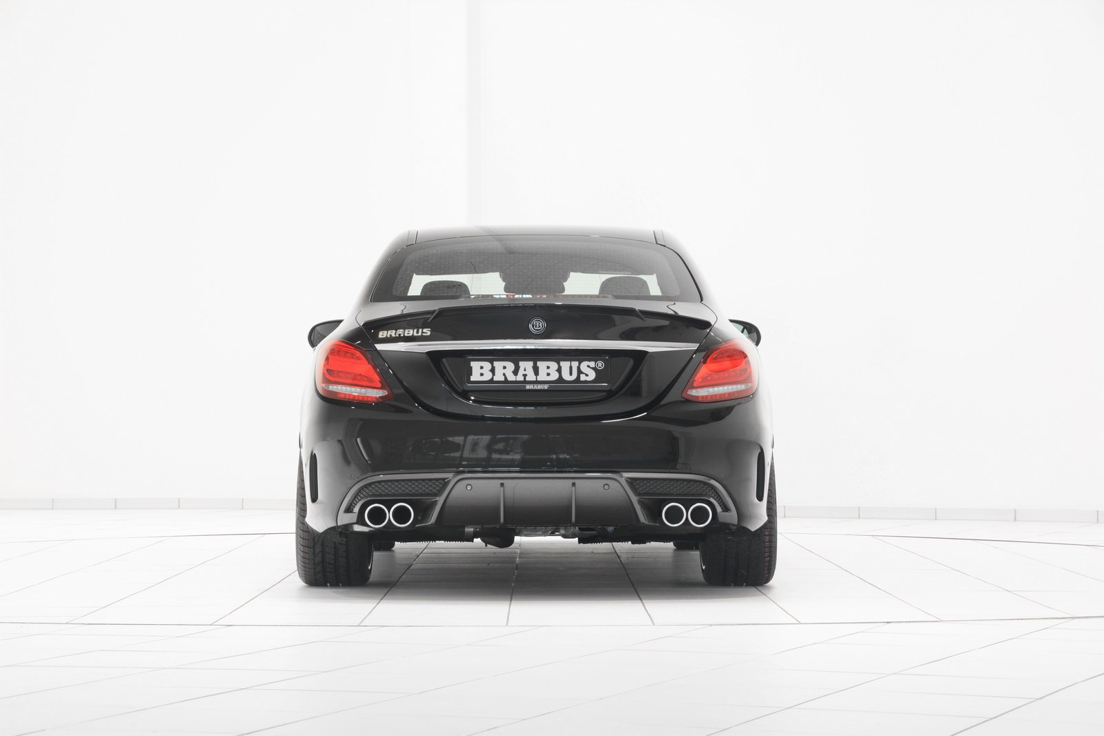 brabus, Mercedes, C class, 2014, Tuning, Black Wallpaper