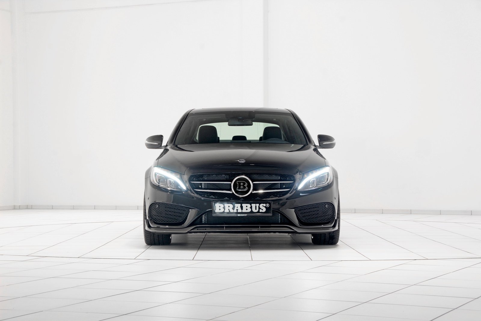 brabus, Mercedes, C class, 2014, Tuning, Black Wallpaper