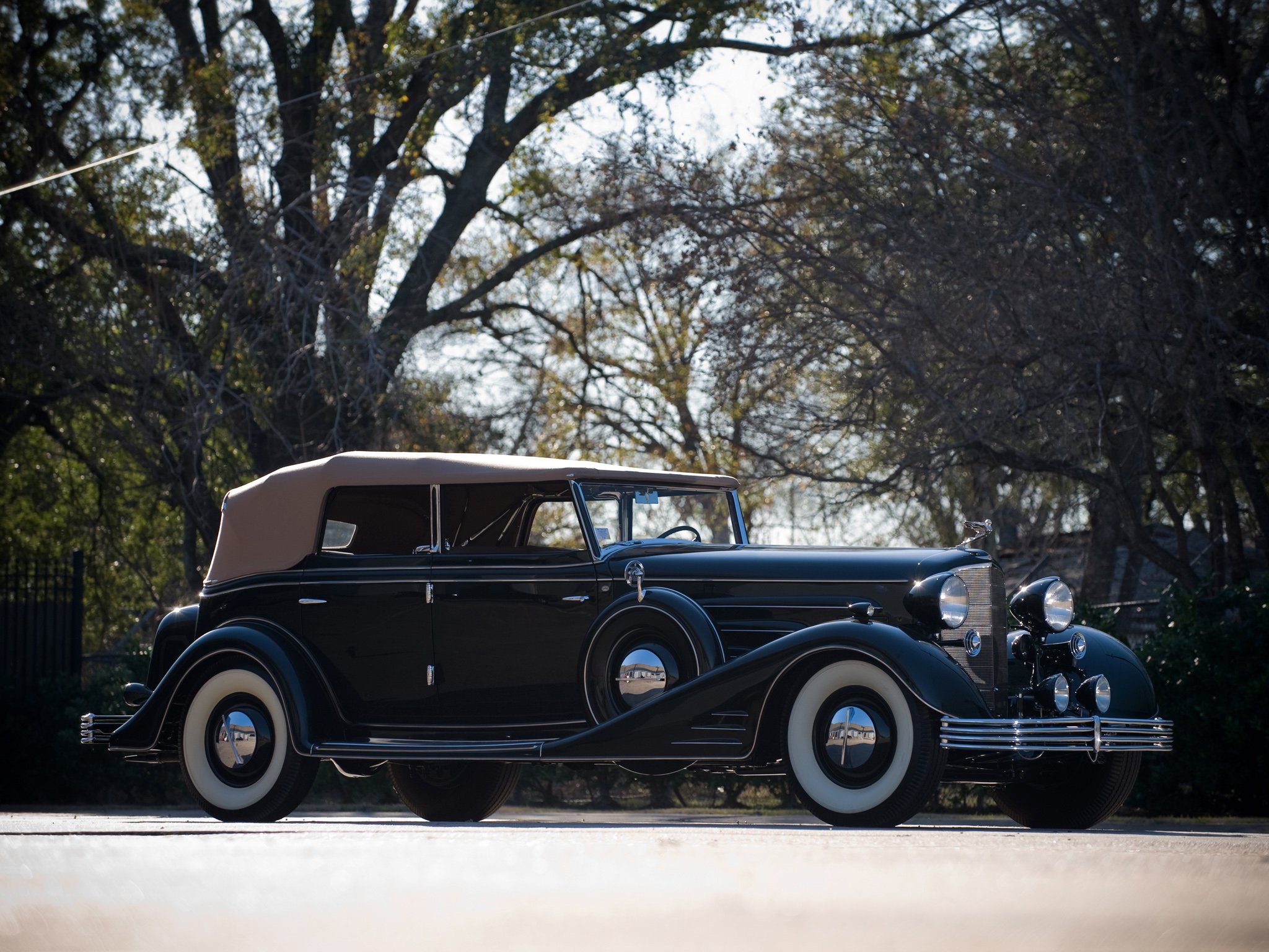 1933, Cadillac, V16, 452 c, Convertible, Phaeton, Fleetwood,  5580 , Luxury, Retro Wallpaper