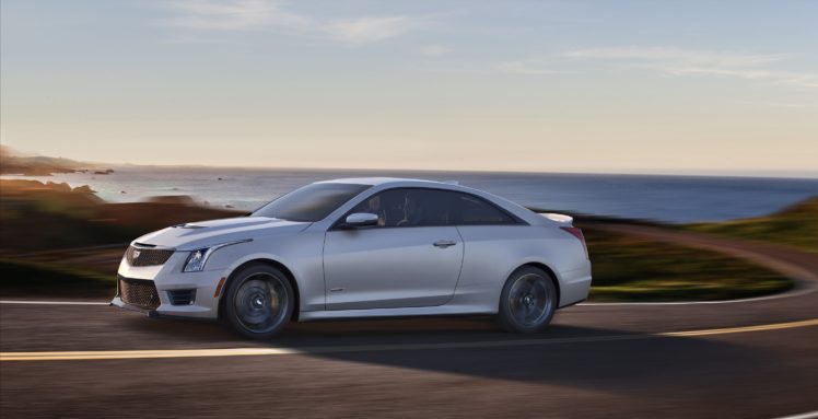 2015, Cadillac, Ats v, Coupe HD Wallpaper Desktop Background