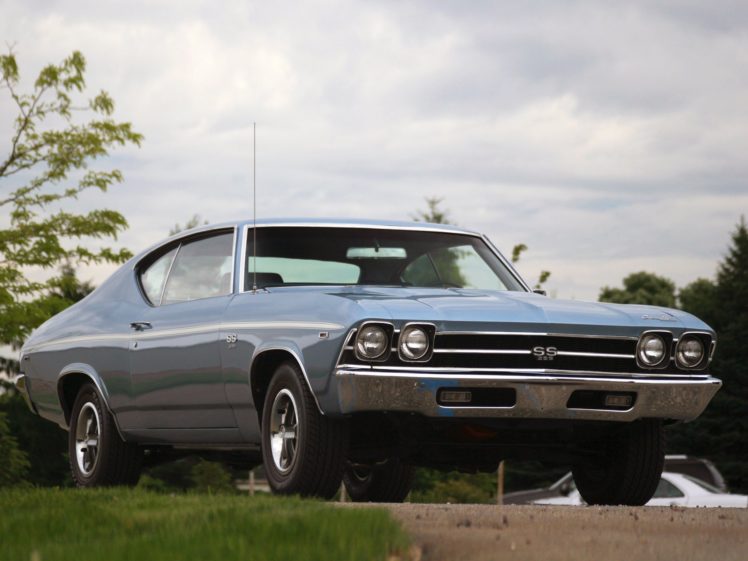 1969, Chevrolet, Chevelle, S s, 396, Hardtop, Coupe, Muscle, Classic HD Wallpaper Desktop Background