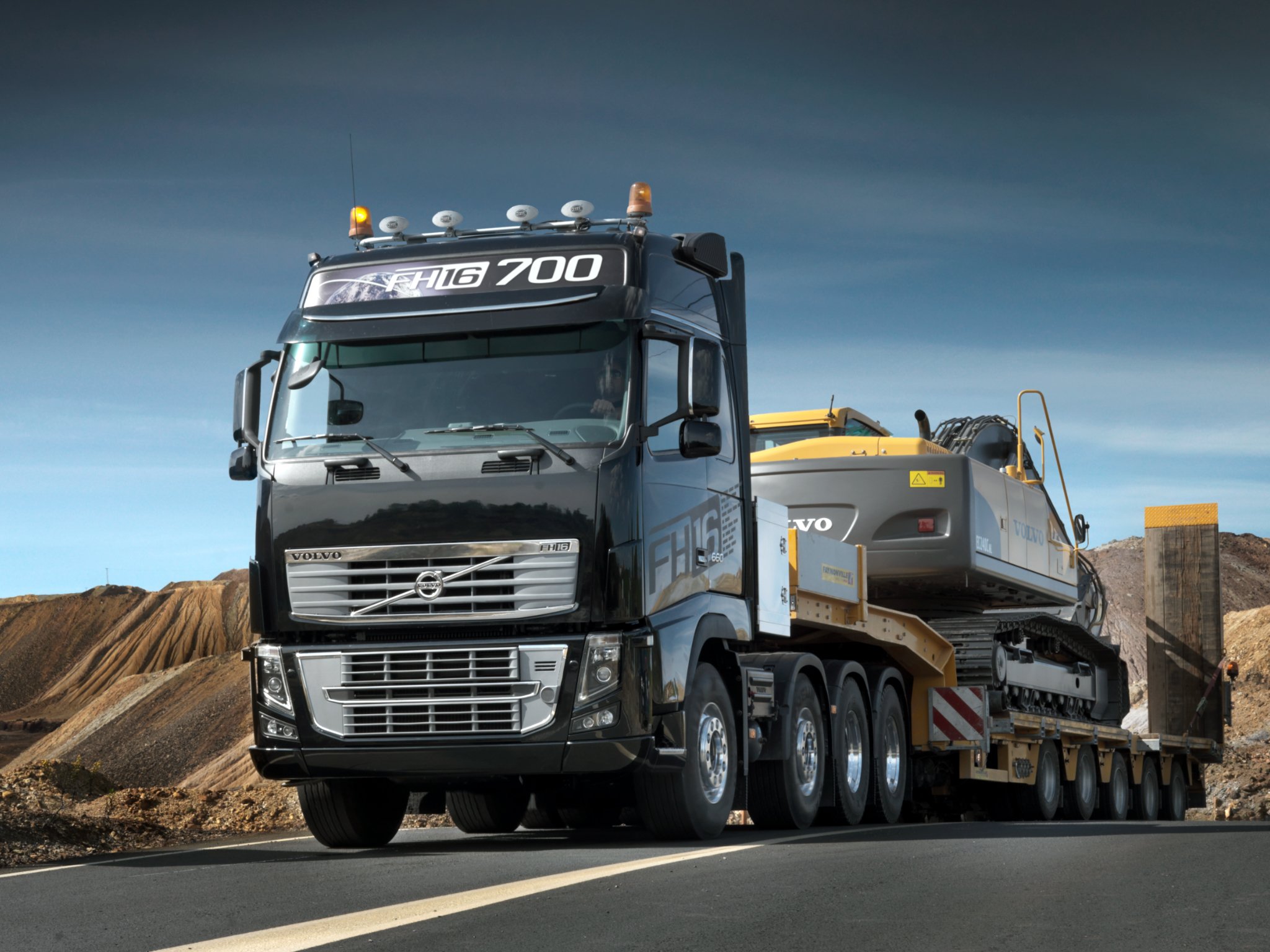 2012, Volvo, Fh16, 700, 8x4, Semi, Tractor Wallpaper
