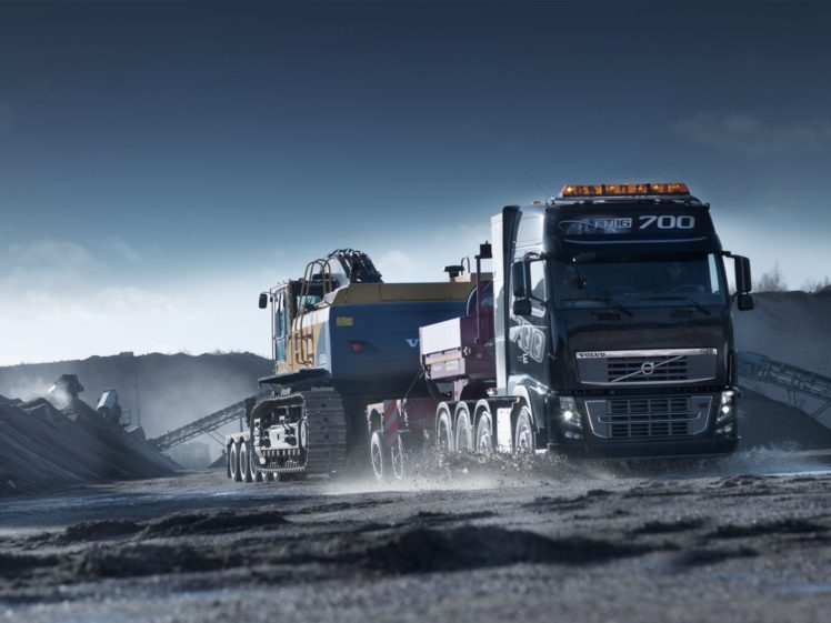 2012, Volvo, Fh16, 700, 8×4, Semi, Tractor HD Wallpaper Desktop Background