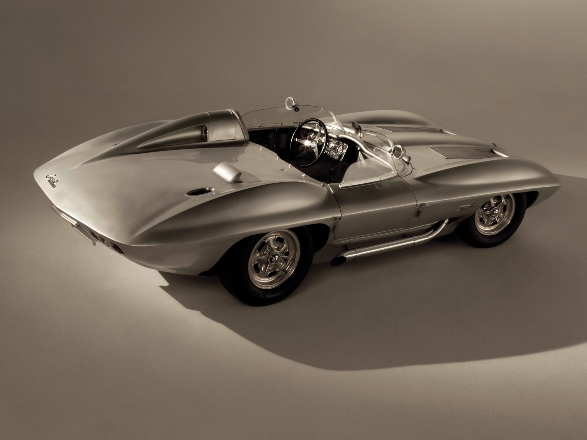 1959, Chevrolet, Corvette, Xp 87, Stingray, Racer, Concept, Supercar, Race, Racing, Retro Wallpaper