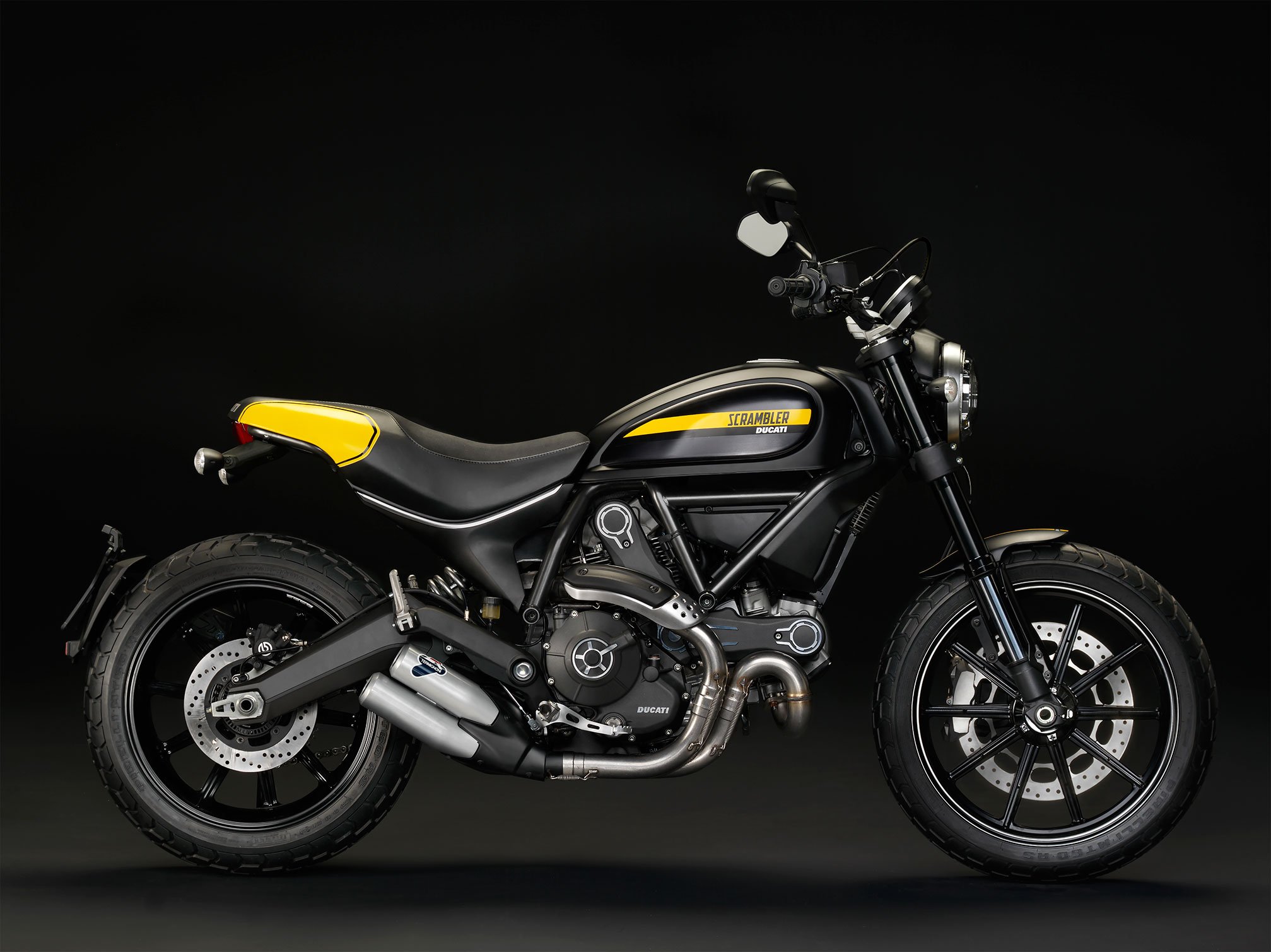 2015, Ducati, Scrambler, Full, Throttle, Dirtbike Wallpaper
