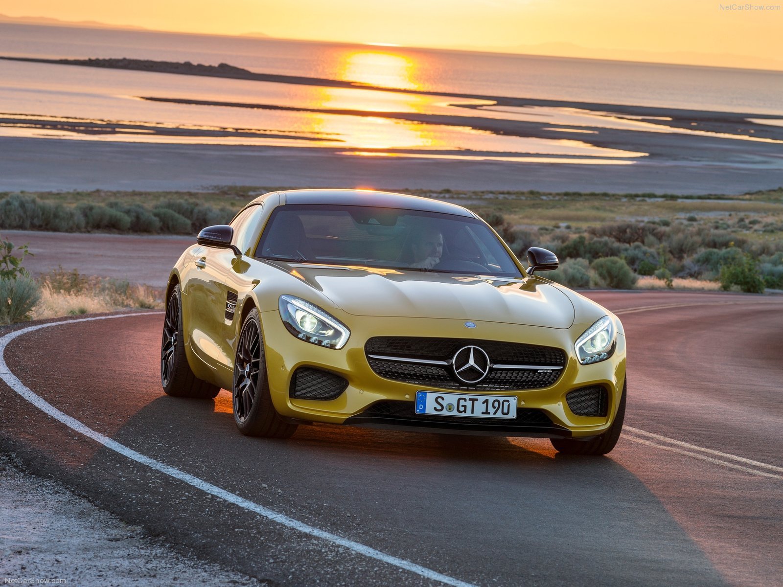 mercedes, Benz, Amg, Gt, Coupe, Cars, 2015, Germany, Yellow, Jaune Wallpaper