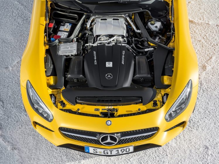 mercedes, Benz, Amg, Gt, Coupe, Cars, 2015, Germany, Yellow, Jaune HD Wallpaper Desktop Background