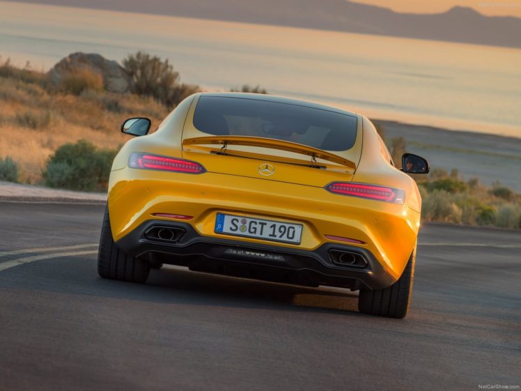 mercedes, Benz, Amg, Gt, Coupe, Cars, 2015, Germany, Yellow, Jaune HD Wallpaper Desktop Background