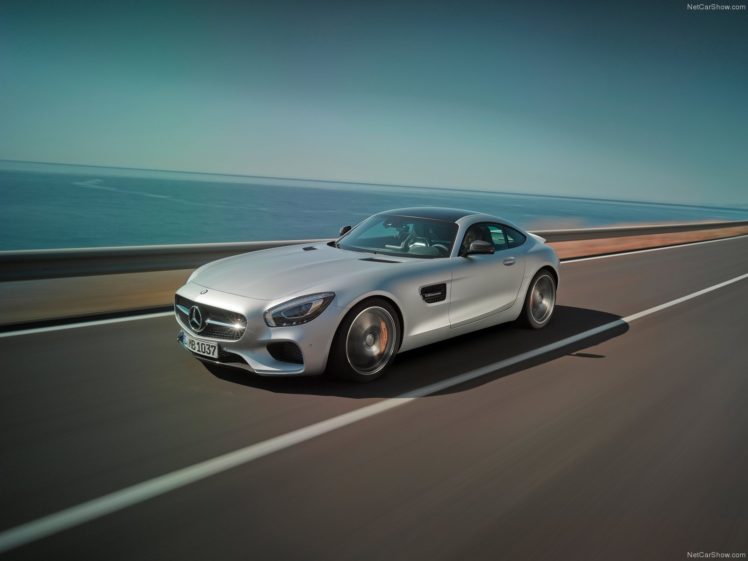 mercedes, Benz, Amg, Gt, Coupe, Cars, 2015, Germany, Gris, Gray HD Wallpaper Desktop Background