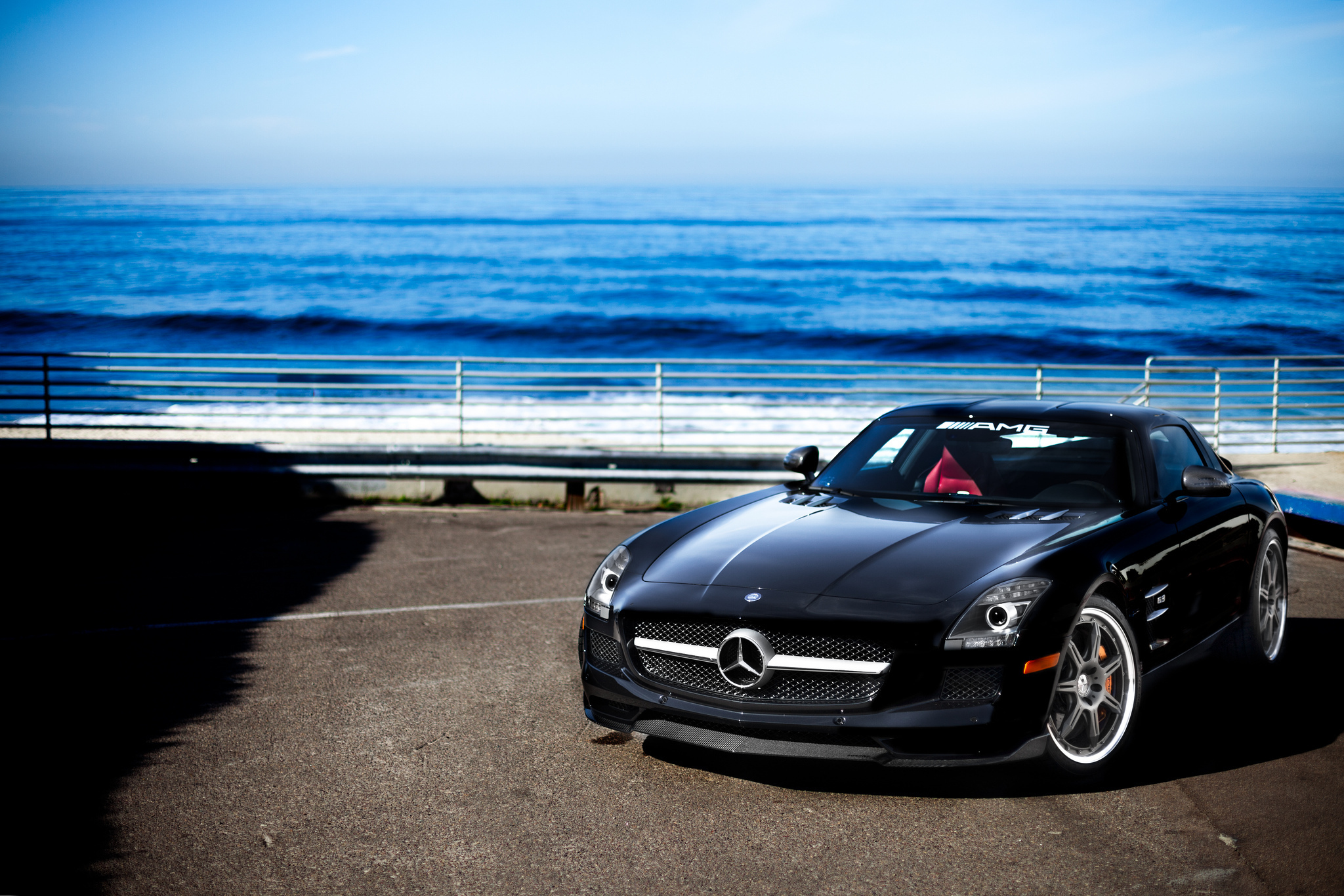 mercedes, Benz, Sls, Amg, Tuning, Ocean Wallpaper