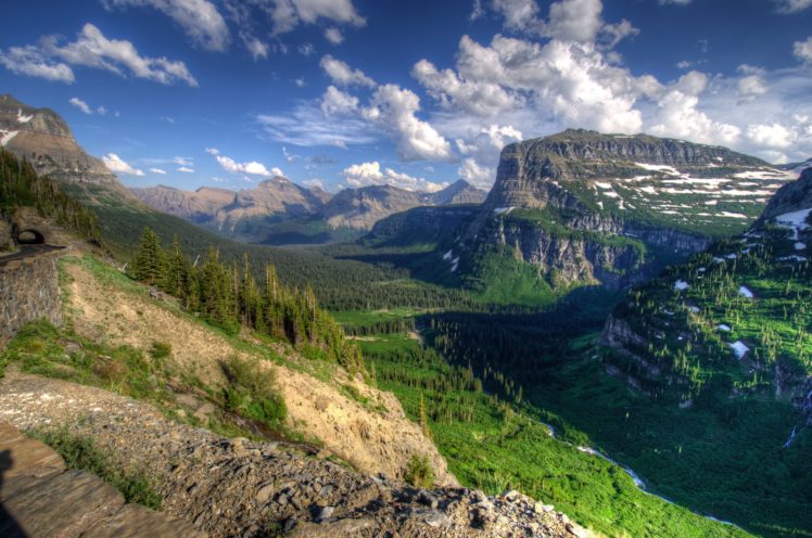 canyon, Montana, Scenery, Usa, Nature, Glacier HD Wallpaper Desktop Background