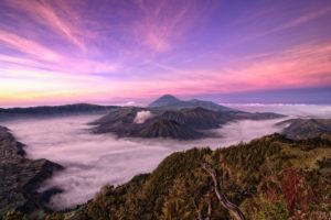 indonesia, Nature, Taman, Nasional, Bromo, Tengger, Semeru, Mountains, Autumn, Volcano, Clouds