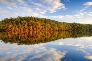 autumn, Lake, Trees, Reflection