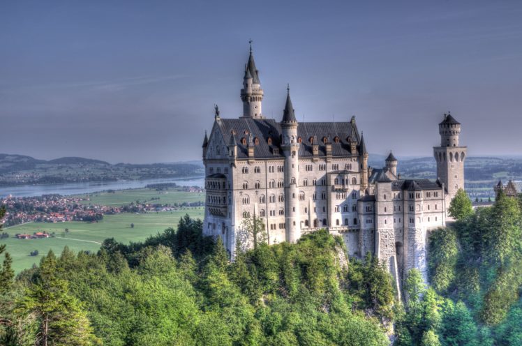neuschwanstein, Castle, Bavaria, Germany HD Wallpaper Desktop Background