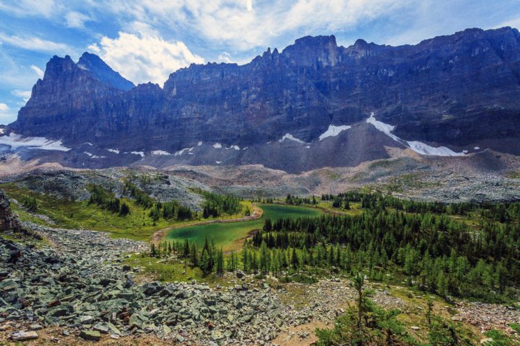 banff, National, Park, Mountains, Trees, Landscape HD Wallpaper Desktop Background