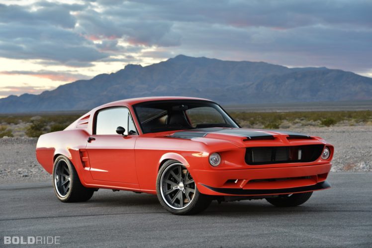 1968, Ford, Mustang, Villain, Hot, Rod, Rods, Muscle, Classic, Tuning ...