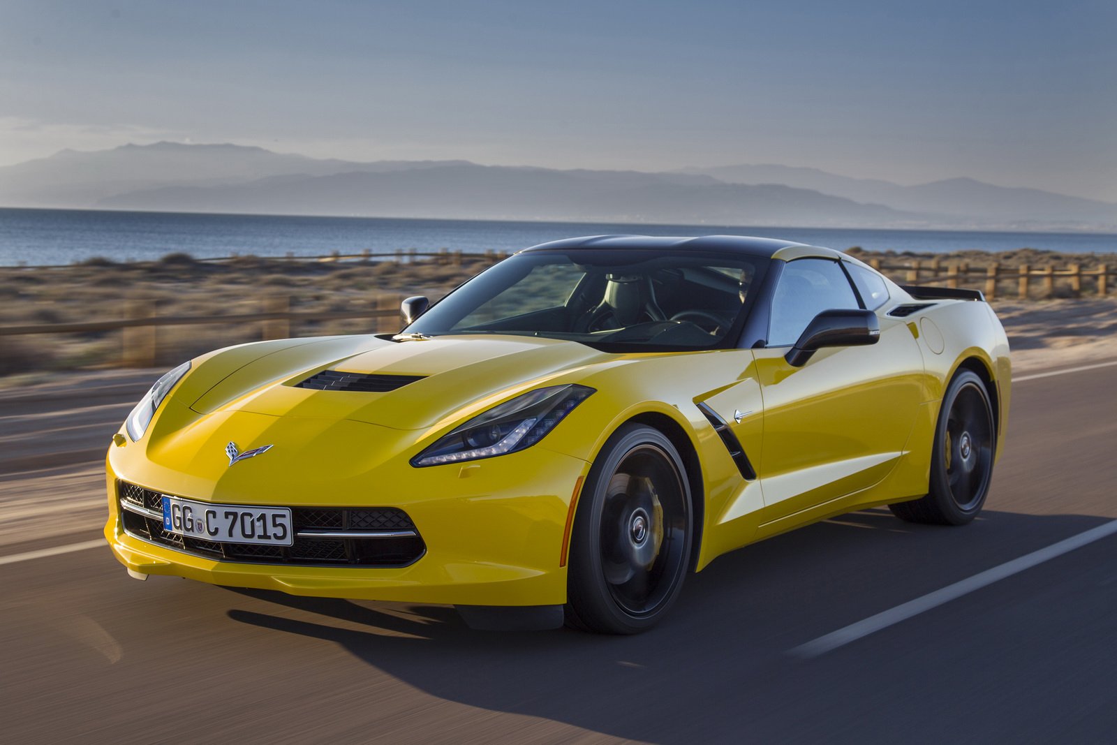 Chevrolet Corvette c7 zr1 Yellow