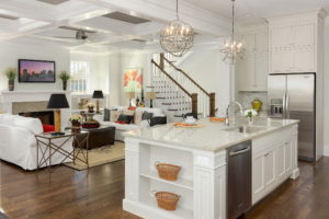 interior, Table, Kitchen, Living, Room, Chandelier, White, Design