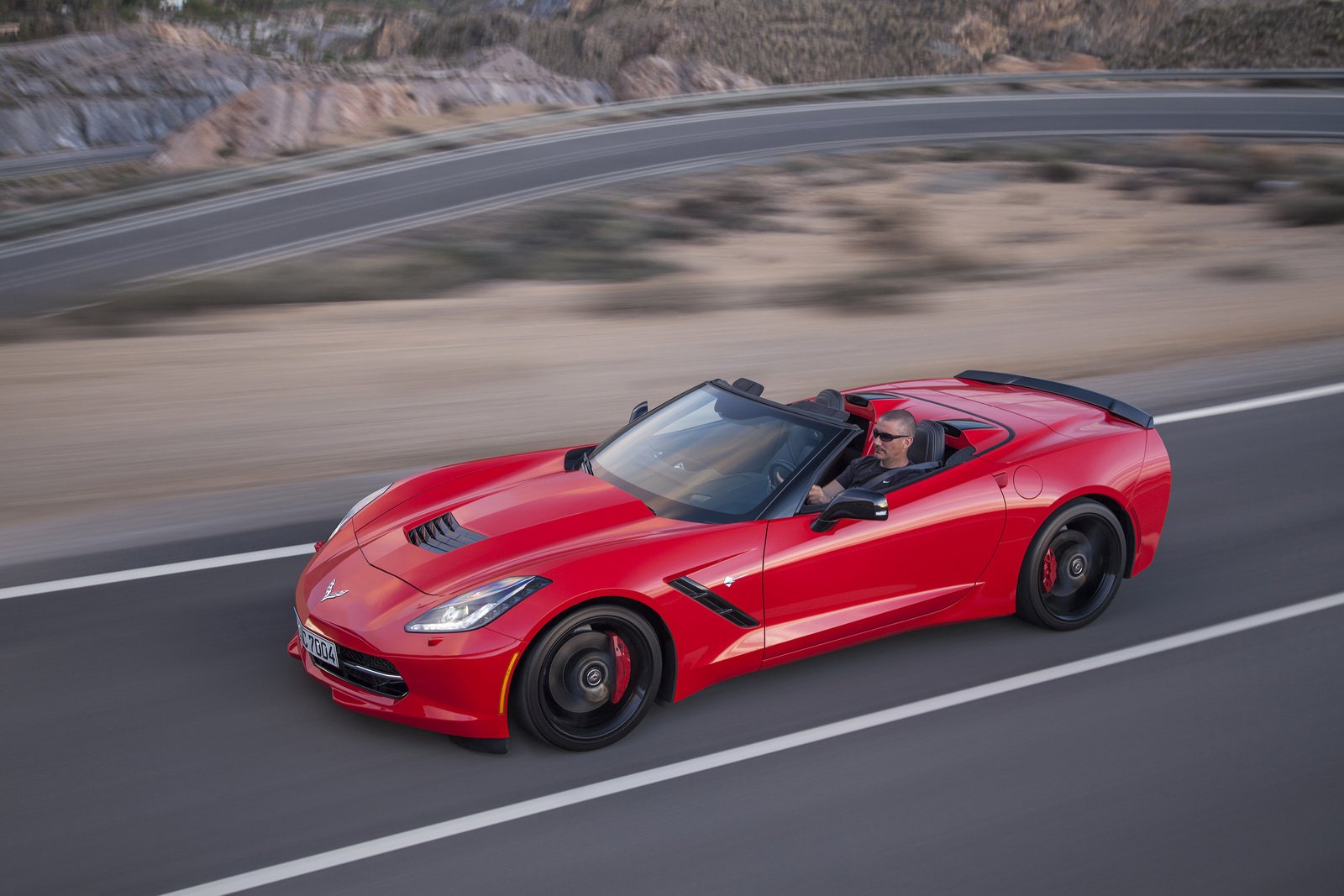2015, Chevy, Chevrolet, Corvette, Stingray, Convertible, Cabriolet, Red, Usa, Cars Wallpaper