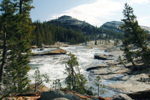parks, Rivers, Yosemite, California, Nature, Landscapes, Mountains, Trees, Forest, Sky, Clouds