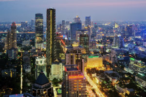 thailand, Bangkok, Cities, Buildings, Skyscrapers, Night, Lights