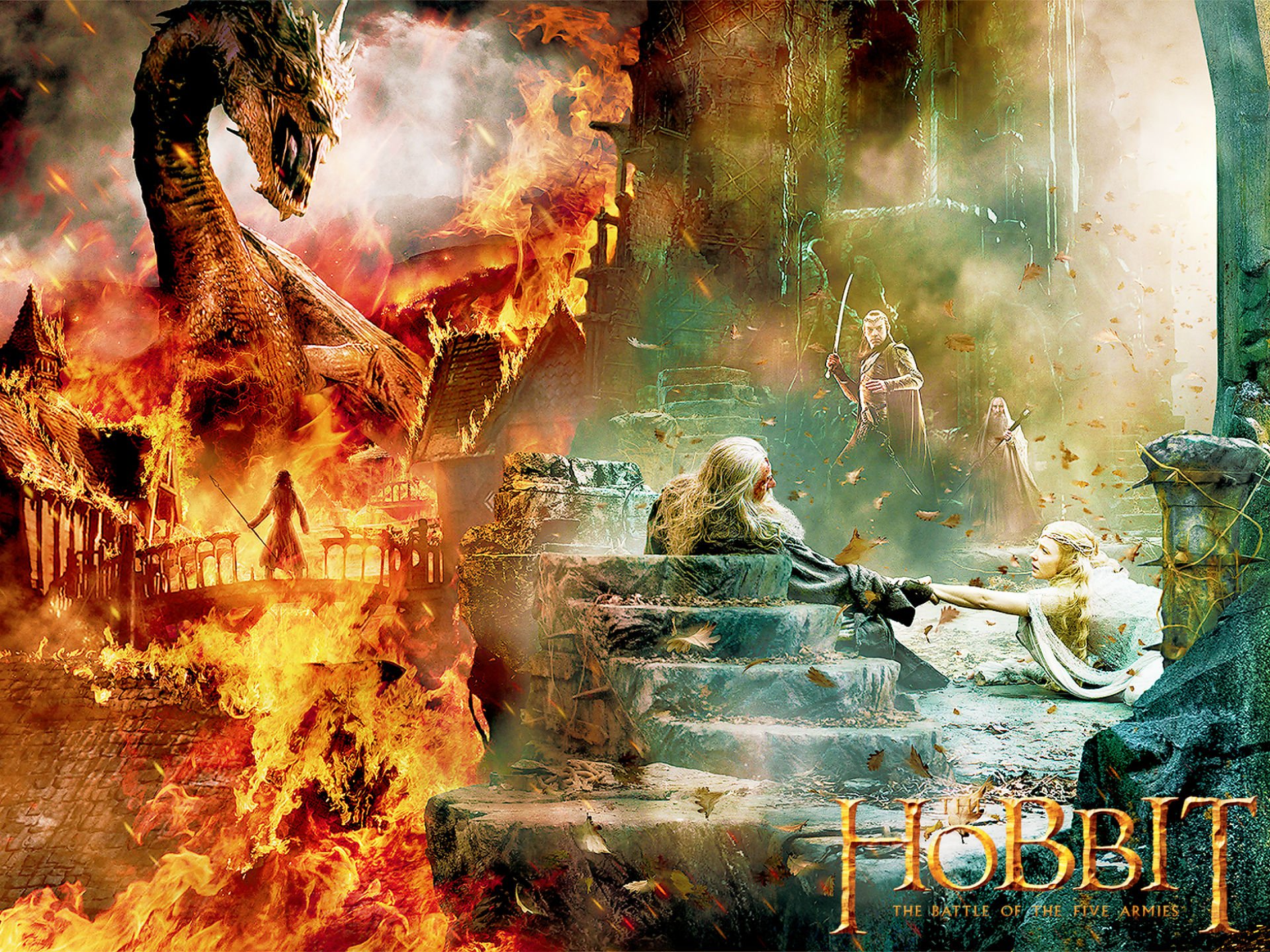 hobbit, Battle five armies, Lotr, Lord, Rings, Fantasy, Adventure, Battle, Armies Wallpaper