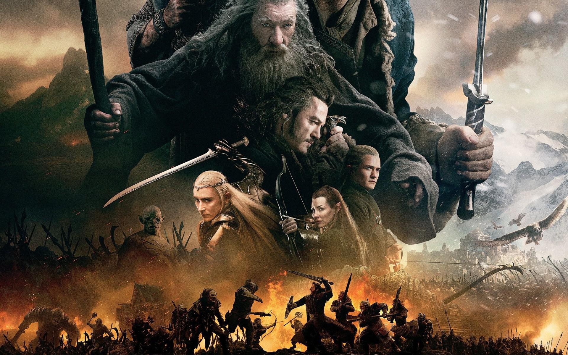 hobbit, Battle five armies, Lotr, Lord, Rings, Fantasy, Adventure, Battle, Armies Wallpaper