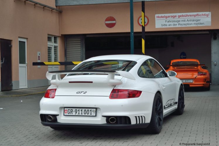 911, Cars, Coupe, Germany, Gt2, Gt2, Rs, Porsche, Blanc, White HD Wallpaper Desktop Background
