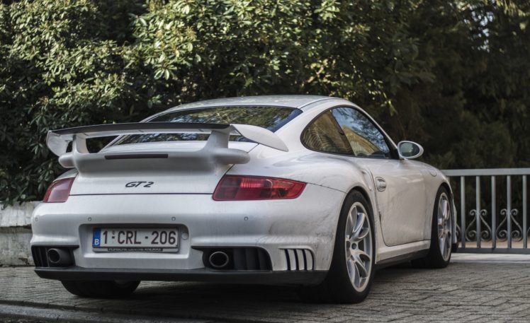 911, Cars, Coupe, Germany, Gt2, Gt2, Rs, Porsche, Blanc, White HD Wallpaper Desktop Background