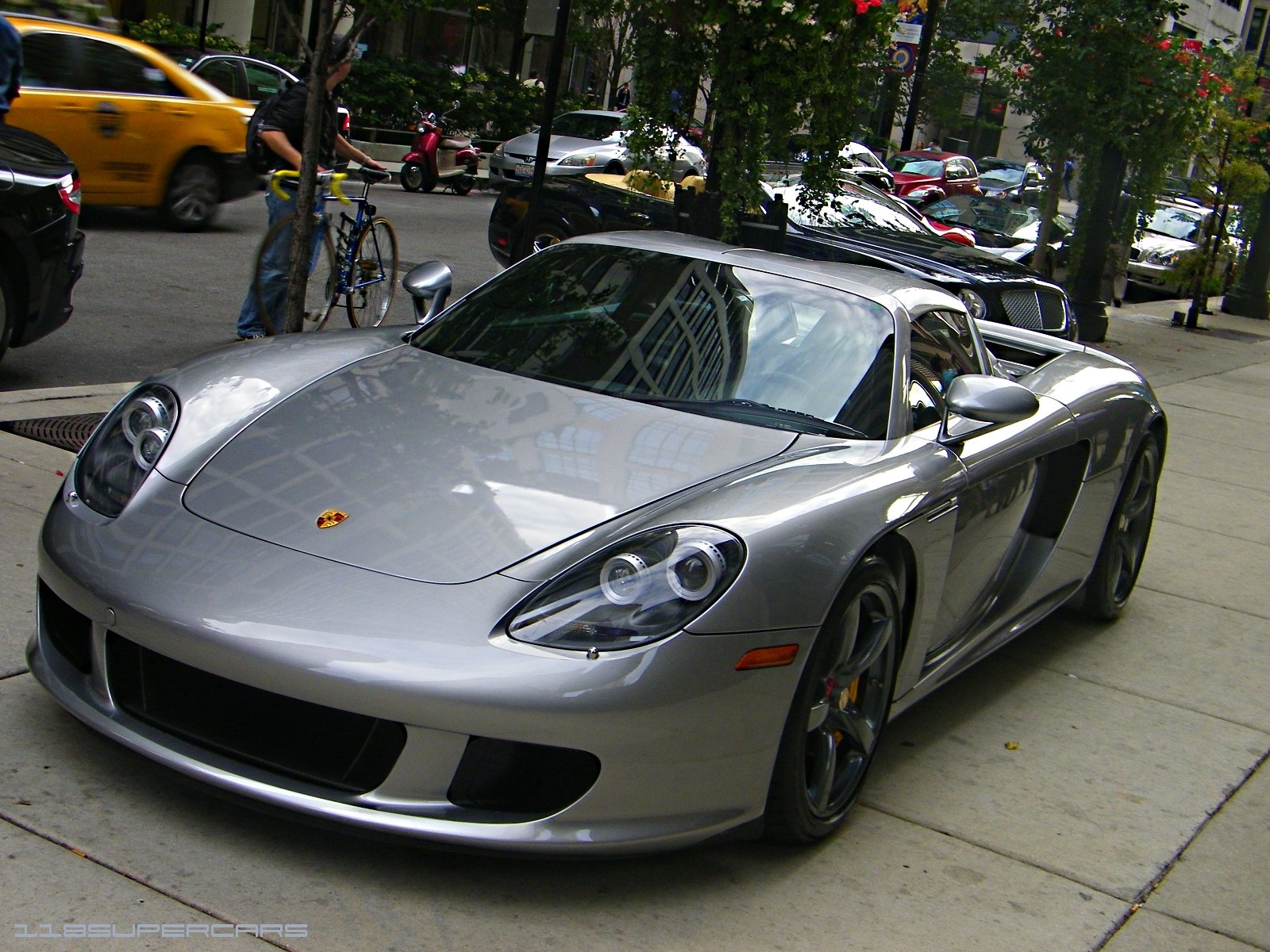2003, 980, Carrera, G, T, Porsche, Supercar, Gris, Gray Wallpaper