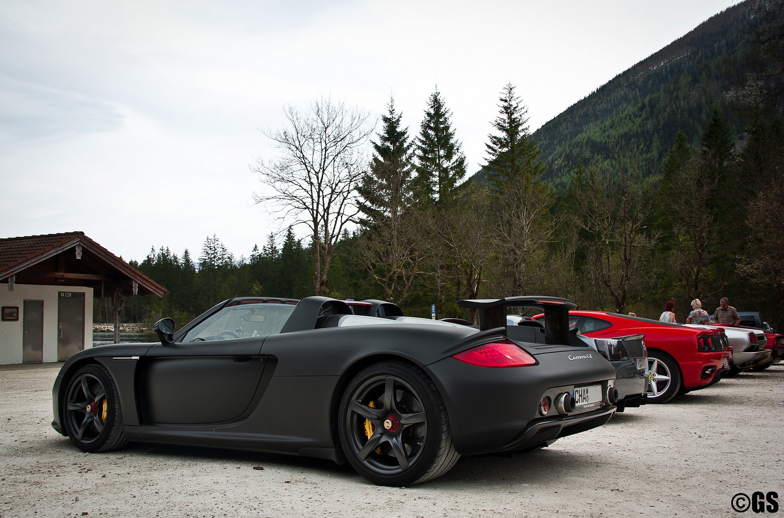 2003, 980, Carrera, G, T, Porsche, Supercar, Noir, Black Wallpaper