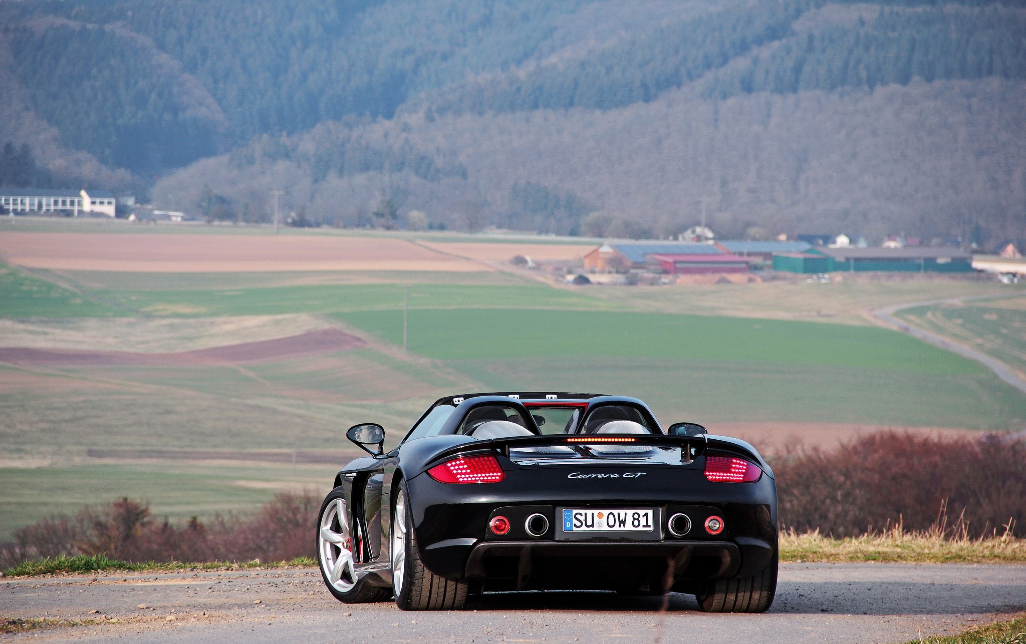 2003, 980, Carrera, G, T, Porsche, Supercar, Noir, Black Wallpaper